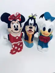 Disney Melissa & Doug Friends Hand Puppets Set Of 3 Plush Minnie Donald Goofy