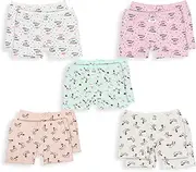 [SAMILY] Girls' Boxer Shorts Set of 10 (Size: 98-140) (3-10 Years) Pack of 10 Underwear