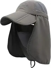 [Surblue] Neck Face Flap Outdoor Cap UV Protection Sun Hats Fishing Hat Quick-Drying UPF50+