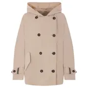 [Brunello Cucinelli] Brunello Cucinelli Taffeta Parka Coat 38 IT BROWN