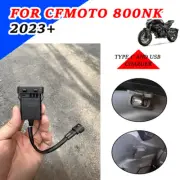 For CFMOTO 800NK NK800 Type C USB Charger Socket Splitter Power Adapter