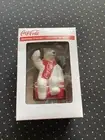 Coca Cola Christmas Ornament. Polar Bear w Coke. In Original Box
