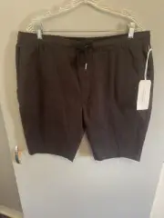 Modern American Men’s NWT Vintage Lockdown Black Soft Twill Shorts Size XL/38W