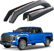 [Goodyear] Shatterproof in-Channel Window Deflectors for Toyota Tundra 2022-2024 CrewMax, Rain Guards, Window Visors for Cars, Vent Deflector, Car Accessories, 4 pcs - GY007965