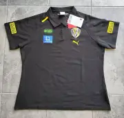Richmond Tigers AFL Women's 2024 Puma Polo Shirt Brand New With Tags