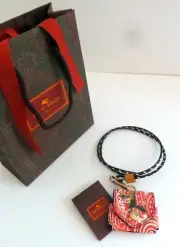 Etro AirPods Case NWT Unisex Kung Fu Panda Holder with Neck Strap Retail $345