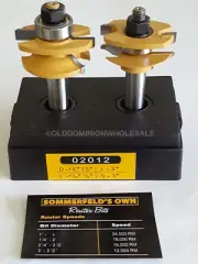 Sommerfelds Tools for Wood 02012 Chip-Free Rail & Stile Router Bit Set (Ogee)