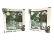 2x Biophilia 3-Piece Sleep Gift Mandarin Mint Set Eye Mask, Lip Balm