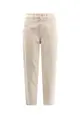 Stretch cotton trouser with back logo patch - BRUNELLO CUCINELLI - Beige