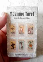Meaning Tarot Deck 78 Cards with Interpretations, Antiqued