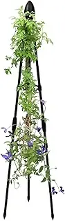 Outdoor Trellis,Climbing Vegetable Frame - Tall Metal Obelisk Garden Trellis for Vegetable Peas Beans Cucumber