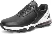 [SUMECH] Men's 2024 New Golf Shoes with Spiked Outdoor Waterproof Non-Slip Golf Training Shoe Comfortable Sneakers