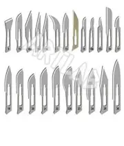 New 100 Scalpel Blades Surgical Dental ENT Hobby Crafts Dermaplanning Free Handl