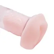 Realistic Sleeve Insert Penis Dount for Penis Enlagement Pump Cap Replacement SM