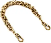 [Yichain] Unique Metal Bag Chains Purse Handles Shoulder Strap Replacement Accessories Charms for Handbags(Antique Gold 16 Inch)