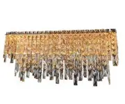 Delessi Perugia LED Crystal Rectangular Pendant Light