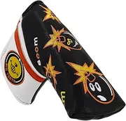 [Big Teeth] Golf Blade Putter Head Cover Ping-type Magnetic Club Protector Bomb For Scotty Cameron Taylormade Odyssey Headcover