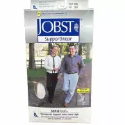 JOBST Support WearKNEE HIGH 8- 15 mmHg Compression Socks COOL WHITE Unisex LARGE