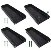 4 Pack Gutter Downspout Extensions,Rain Gutter Downspout Splash Block,Downspo...