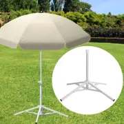 Foldable Parasol Base Sturdy Iron Frame Four Legged Base for Pool Yard Deck