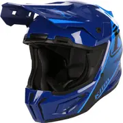 Klim T1 Freeride Descent, motocross helmet , color: Dark Blue/Blue , size: M