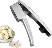 Garlic Mincer - 2-in-1 Garlic Slicer Mincer Tool,Anti-Slip Handle, Handheld Squeezer Tool for Ginger Nuts, Kitchen Gadgets