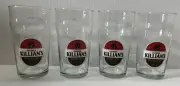 Set Of 4 George Killian’s Irish Red Beer 16 Ounce Glasses NEW