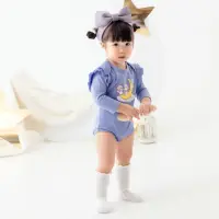 在飛比找momo購物網優惠-【OB 嚴選】美國棉快乾台灣製可愛月亮雙子星印花寶寶包臀衣 