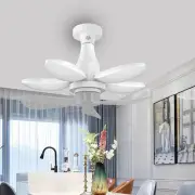 Socket Fan Light E27 with Remote Control Foldable LED Ceiling Fan with Light for