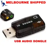 Audio Speaker 3d Sound Card Usb 2.0 To 3.5mm Mic Headphone Jack Stereo Headset