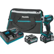 Makita (GDT01D) 40V MAX XGT Brushless Cordless 4-Speed Impact Driver Kit (2.5Ah)