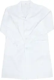 [VILLFUL] Lab Coat Women Doctor Uniform White Coat Doctor Uniform Breathable Cotton Simple Elegant Design Long for Medical Chemistry Biology