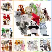 3/6/9 Pcs Pack Animal Theme Plush Toys Kid Hand Puppet Show and Tell Story Props