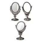 Dressing Table Mirror Nordic Style Rotating Stable Elegant Decorative Clear
