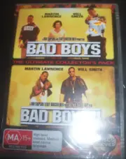 Bad Boys 1 / Bad Boys II (Australian Region 4) 2 DVD - NEW