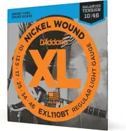 D'Addario Guitar Strings 1-Pack, Balanced Tension - Regular Light | EXL110BT