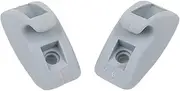 KPSTED 2x Car Sun Visor Support Clips,Fit For MK1, MK2 Rabbit 191857559 Gray Sunvisor Clips Hook Support Bracket Retainer Hanger Car Sun Visor Fastener