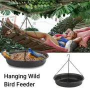 Hanging Bird Bath Tray Outdoor Wild Birds Feeder Drink Garden Yard Waterproof AU