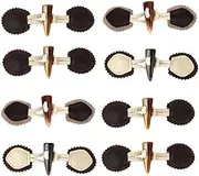 Naisfei 8 Sets Leather Sew, On Toggles Closure with Resin Horn Button, for Coat Clothing, Cape, Knitwear, Coat, Jacket Clothing Buttons Replacement Kit(3 Colors)