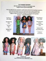 NG Creations Sewing Pattern #PP-90 for Summer Wardrobe fits Liv Doll