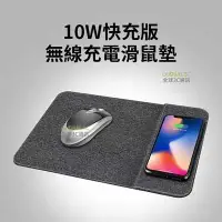 在飛比找有閑購物優惠-9V 無線快充 滑鼠墊 二合一 無線充電底座 iPhone 