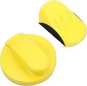Mipcase Flap Wheel Sandpaper Sanding Discs 2pcs Pu Abrasive Back Sandpaper for Hand Grinder