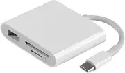 SEWACC USB Card Reader Type C Adapter for Memory Cards Plug and Transfer for Phone Tablet and Laptop
