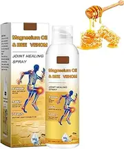 Magnesium Oil & Bee Venom Joint Healing Spray, 60ml/100ml Pure Magnesium Oil Spray, AdnoonMagnesium Oil and Bee Venom Spray for Pain Relief (100ml,1pcs)