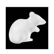GENUINE LALIQUE Clear Crystal Large Mouse Sculpture (10686400)