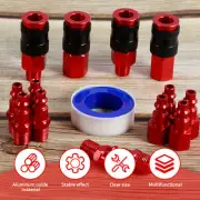 15Pcs Air Coupler and Plug Kit 1/4inch NPT Quick Connect Air Fitting Set -·+