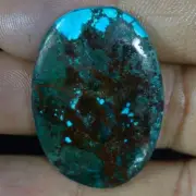 31.20 Cts Natural African Azurite Oval Cabochon Loose Gemstone 26X37X4MM