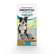 Drontal Chewable Intestinal Wormer Medium Dog 2pk