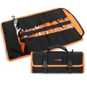 Tool Roll Up Bag with 13 Pockets, Portable Roll Up Tool Bag for Electrician, ...
