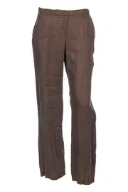 Washed X Dye Linen Pant--HAM-94463